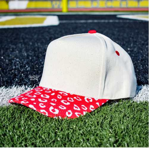 Red Leopard Hat